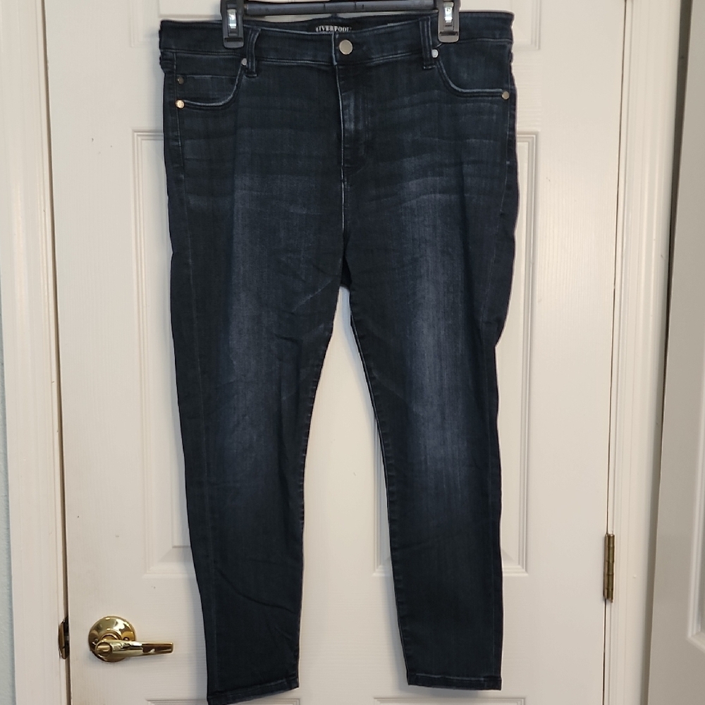 Liverpool Women's Dark Blue Skinny Jeans